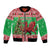 Wales Christmas Bomber Jacket Welsh Dragon Nadolig Llawen - Wonder Print Shop