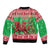 Wales Christmas Bomber Jacket Welsh Dragon Nadolig Llawen - Wonder Print Shop