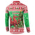 Wales Christmas Button Sweatshirt Welsh Dragon Nadolig Llawen - Wonder Print Shop