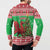 Wales Christmas Button Sweatshirt Welsh Dragon Nadolig Llawen - Wonder Print Shop