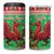 Wales Christmas 4 in 1 Can Cooler Tumbler Welsh Dragon Nadolig Llawen - Wonder Print Shop