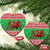 Wales Christmas Ceramic Ornament Welsh Dragon Nadolig Llawen - Wonder Print Shop