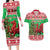 Wales Christmas Couples Matching Long Sleeve Bodycon Dress and Hawaiian Shirt Welsh Dragon Nadolig Llawen - Wonder Print Shop