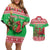 Wales Christmas Couples Matching Off Shoulder Short Dress and Hawaiian Shirt Welsh Dragon Nadolig Llawen - Wonder Print Shop