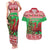 Wales Christmas Couples Matching Tank Maxi Dress and Hawaiian Shirt Welsh Dragon Nadolig Llawen - Wonder Print Shop