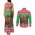 Wales Christmas Couples Matching Tank Maxi Dress and Long Sleeve Button Shirt Welsh Dragon Nadolig Llawen - Wonder Print Shop