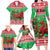 Wales Christmas Family Matching Long Sleeve Bodycon Dress and Hawaiian Shirt Welsh Dragon Nadolig Llawen - Wonder Print Shop