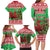 Wales Christmas Family Matching Long Sleeve Bodycon Dress and Hawaiian Shirt Welsh Dragon Nadolig Llawen - Wonder Print Shop