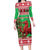 Wales Christmas Family Matching Long Sleeve Bodycon Dress and Hawaiian Shirt Welsh Dragon Nadolig Llawen - Wonder Print Shop