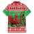 Wales Christmas Family Matching Off The Shoulder Long Sleeve Dress and Hawaiian Shirt Welsh Dragon Nadolig Llawen - Wonder Print Shop