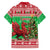 Wales Christmas Family Matching Off Shoulder Maxi Dress and Hawaiian Shirt Welsh Dragon Nadolig Llawen - Wonder Print Shop