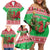 Wales Christmas Family Matching Off Shoulder Short Dress and Hawaiian Shirt Welsh Dragon Nadolig Llawen - Wonder Print Shop