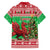 Wales Christmas Family Matching Short Sleeve Bodycon Dress and Hawaiian Shirt Welsh Dragon Nadolig Llawen - Wonder Print Shop