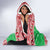 Wales Christmas Hooded Blanket Welsh Dragon Nadolig Llawen