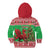 Wales Christmas Kid Hoodie Welsh Dragon Nadolig Llawen - Wonder Print Shop