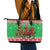 Wales Christmas Leather Tote Bag Welsh Dragon Nadolig Llawen - Wonder Print Shop