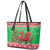 Wales Christmas Leather Tote Bag Welsh Dragon Nadolig Llawen - Wonder Print Shop