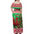 Wales Christmas Off Shoulder Maxi Dress Welsh Dragon Nadolig Llawen - Wonder Print Shop