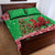 Wales Christmas Quilt Bed Set Welsh Dragon Nadolig Llawen