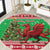 Wales Christmas Round Carpet Welsh Dragon Nadolig Llawen