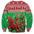 Wales Christmas Sweatshirt Welsh Dragon Nadolig Llawen