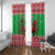 Wales Christmas Window Curtain Welsh Dragon Nadolig Llawen