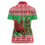 Wales Christmas Women Polo Shirt Welsh Dragon Nadolig Llawen