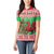 Wales Christmas Women Polo Shirt Welsh Dragon Nadolig Llawen