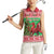 Wales Christmas Women Sleeveless Polo Shirt Welsh Dragon Nadolig Llawen