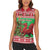 Wales Christmas Women Sleeveless Polo Shirt Welsh Dragon Nadolig Llawen