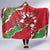 Personalised Wales Hooded Blanket Welsh Dragon