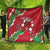 Personalised Wales Quilt Welsh Dragon - Wonder Print Shop