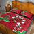 Personalised Wales Quilt Bed Set Welsh Dragon - Wonder Print Shop