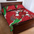 Personalised Wales Quilt Bed Set Welsh Dragon - Wonder Print Shop