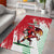 Wales Rugby Custom Area Rug Welsh Dragon Mascot - Wonder Print Shop