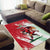 Wales Rugby Custom Area Rug Welsh Dragon Mascot - Wonder Print Shop