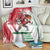 Wales Rugby Custom Blanket Welsh Dragon Mascot