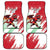 Wales Rugby Custom Car Mats Welsh Dragon Mascot - Wonder Print Shop