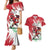 Wales Rugby Custom Couples Matching Mermaid Dress and Hawaiian Shirt Welsh Dragon Mascot - Wonder Print Shop