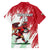 Wales Rugby Custom Family Matching Long Sleeve Bodycon Dress and Hawaiian Shirt Welsh Dragon Mascot - Wonder Print Shop