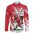 Wales Rugby Custom Family Matching Long Sleeve Bodycon Dress and Hawaiian Shirt Welsh Dragon Mascot - Wonder Print Shop