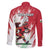 Wales Rugby Custom Family Matching Long Sleeve Bodycon Dress and Hawaiian Shirt Welsh Dragon Mascot - Wonder Print Shop