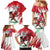 Wales Rugby Custom Family Matching Mermaid Dress and Hawaiian Shirt Welsh Dragon Mascot - Wonder Print Shop