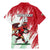 Wales Rugby Custom Family Matching Mermaid Dress and Hawaiian Shirt Welsh Dragon Mascot - Wonder Print Shop