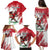 Wales Rugby Custom Family Matching Puletasi and Hawaiian Shirt Welsh Dragon Mascot - Wonder Print Shop