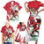 Wales Rugby Custom Family Matching Short Sleeve Bodycon Dress and Hawaiian Shirt Welsh Dragon Mascot - Wonder Print Shop