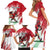 Wales Rugby Custom Family Matching Short Sleeve Bodycon Dress and Hawaiian Shirt Welsh Dragon Mascot - Wonder Print Shop