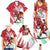 Wales Rugby Custom Family Matching Summer Maxi Dress and Hawaiian Shirt Welsh Dragon Mascot - Wonder Print Shop