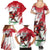 Wales Rugby Custom Family Matching Summer Maxi Dress and Hawaiian Shirt Welsh Dragon Mascot - Wonder Print Shop