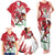 Wales Rugby Custom Family Matching Tank Maxi Dress and Hawaiian Shirt Welsh Dragon Mascot - Wonder Print Shop